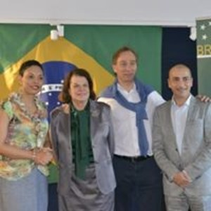 The event organized by Brazilcham on the occasion of the opening of the 2014 World Cup and match between Brazil and Croatia. The evening was opened by Ms. Leda Camargo, the Brazilian Ambassador in Sweden at that moment, and Ms. Bernardica Mak?ijan, Croatia?s Charge d'Affaires, who welcomed guests from the business sector, ambassadors from countries participating in the tournament and politicians. Photos by Miha Furdui.